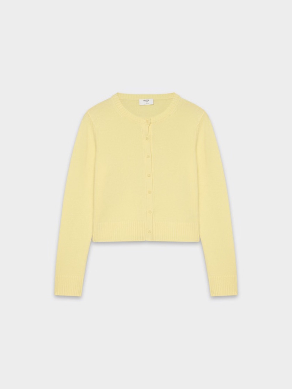 NWT - Aritzia Essential Cashmere Acme Cardigan - Size XS - Lemonade - Picture 7 of 8